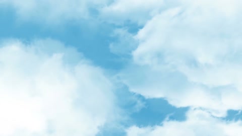 Flight Through Beautiful Clouds Footage 4KLoop