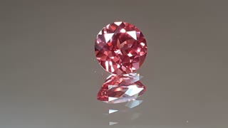 Czochralski Pulled Sapphire Orange Pink Padparadscha Round