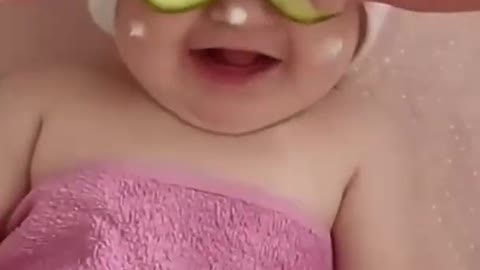 Cute Baby Smiling