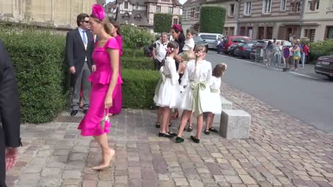 Belgische royals op huwelijk van broer koningin Mathilde in Frankrijk