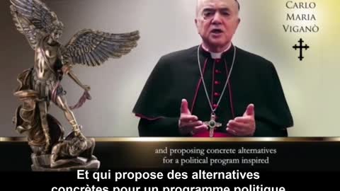 Vidéo DOUBLÉE en français - Message Monseigneur Vigano.