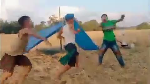Funny video village boys drinking dance