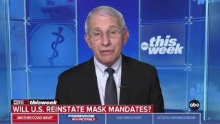 Fauci: “If we do see a significant surge ... we have to be prepared to pivot and perhaps reinstitute some of those restrictions”