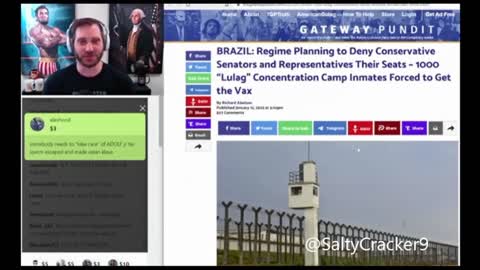 SALTY CLIP 30 BRAZIL UPDATE POLITICAL DISSIDENTS FORCIBLY VAXXED LSW