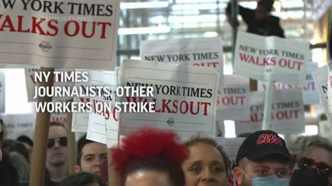 NY Times journalists, other workers on strike