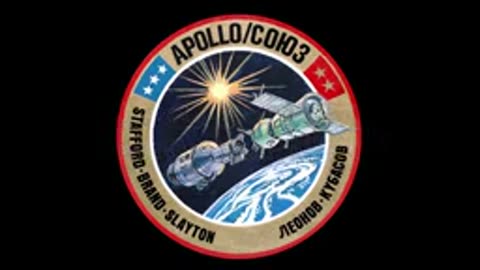 Apollo-Soyuz Docking and Handshake - July 17, 1975