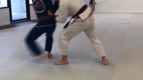 Over the shoulder throw