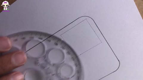 Draw The Rear Frame Of The IPhone