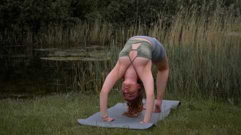 Workout at the lake