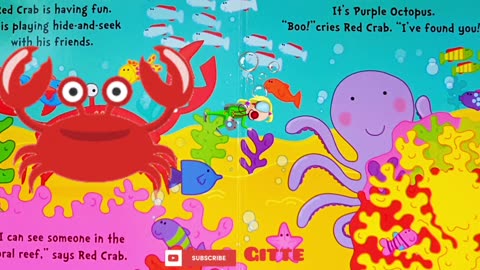 Hide and Seek Under the sea book | Under the Sea story for kids | Ocean Book #storytimewithgitte