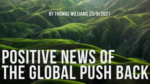 Positive news of the global push back