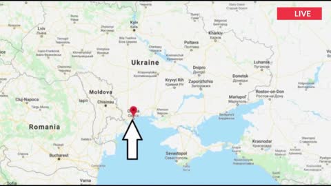 Just Now! Russian ship blew up on a Sea Mine, In Odessa - Sinking!