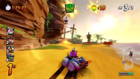 Elf Coco Skin and Candy Cone Kart Gameplay | Crash Team Racing Nitro-Fueled