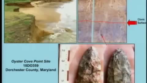 006 Dr. Dennis Stanford Paleolithic Giants in America - White Solutrean Clovis Arrowhead points