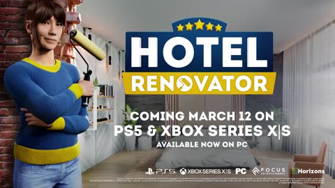 Hotel Renovator - Official Console Release Date Announcement Trailer