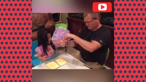 Babies and Magic Trick - Funny Daddy and Baby Magic Tricks Video