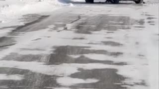 Lunatic Rams Skid Loader Into Cop Car!!