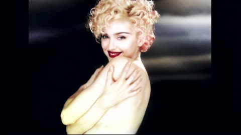 Madonna Vogue 1990 colorized remastered 4k