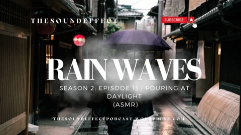 Rain Waves | Season 2: Episode 13 | Pouring at Daylight (ASMR) #rainsounds #asmr #asmrsounds