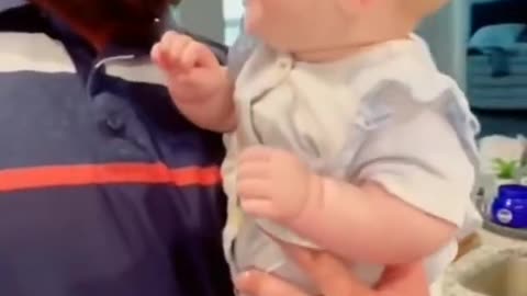 Adorable daddy baby girls #2023 – Funniest video #funny