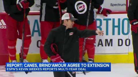 Hurricanes and coach Brind'Amour reach new contract deal ABC News