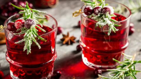 Spiced Cranberry and Rosemary Spritzer: Festive Drink Recipe for the Holidays