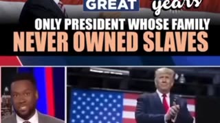 Every President except President Trump's family owned slaves.