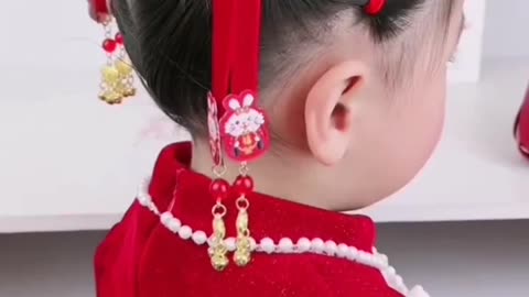 my cute daughter hair style wow ! Do you have a daughter like this cute !