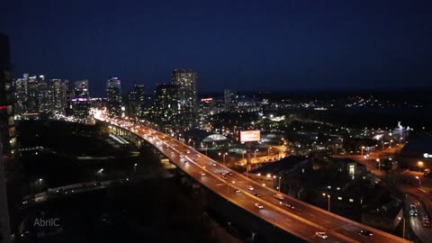 Toronto City Night Time Lapse