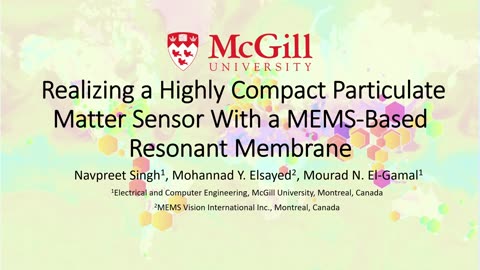 IEEE SENSORS Realizing a Highly Compact Particulate Matter Sensor with a MEMS-Based Resonant Membrane 2019