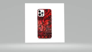 🎞️ Apple iPhone Case- Mediterranean Red (004) Design