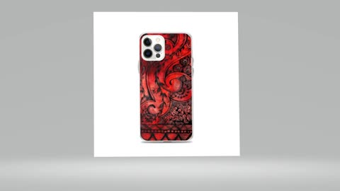 🎞️ Apple iPhone Case- Mediterranean Red (004) Design