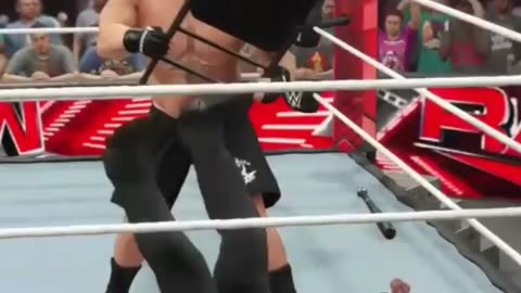 Brock Lesnar Beating Up Paul Heyman #wwe2k23 #shorts