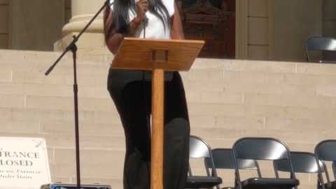 Kristina Karamo Speaking in Lansing, MI at State Capitol