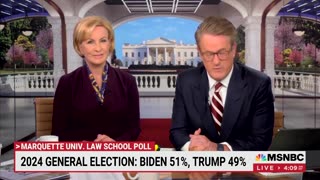 Scarborough In Disbelief Over 'Unbelievable' Polls Showing Trump Beating Biden