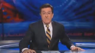 Colbert Report Jokes About Sacrificing Baby
