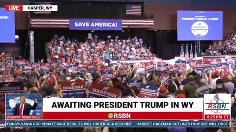 WATCH: Candidate Harriet Hageman delivers electric "We're fed up!" speech at WY Trump rally