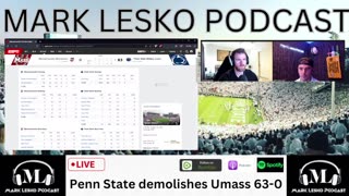 63-0 WIN || MARK LESKO PODCAST #pennstatefootball #massachusettsfootball