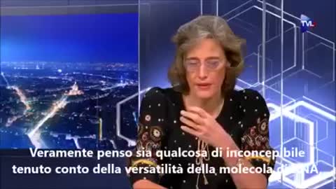 Alexandra Henrion-Caude:'follia fare dei vaccini mRNA su persone sane"!