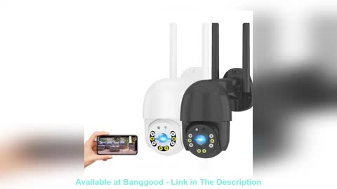 ☄️ XIAOVV 1080P WIFI Home Security Camera Outdoor V380 Pro 8 LED Wireless Surveillance Camera