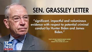 Sen Grassley has the docs revealing the FBI has everything they need to arrest Joe and Hunter