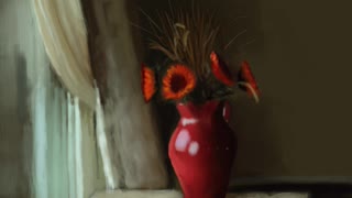 Timelapse of a vase