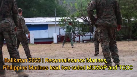 Balikatan 23 Marines Martial Arts Combat Training