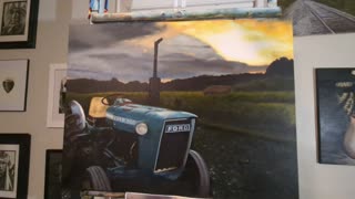 Tractor painting