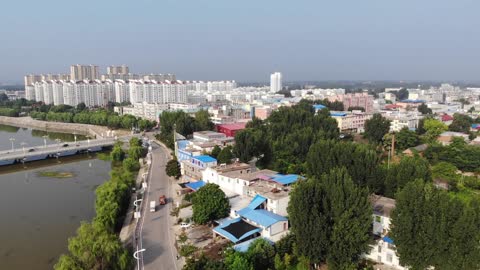 Urban Pan River 🇨🇳 (2018-08) {aerial}