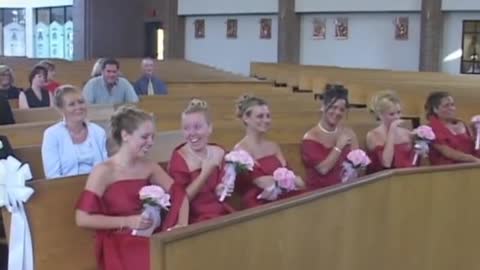 WATCH LATER ADD TO QUEUE Kids add some comedy to a wedding! - Ring Bearer Fails