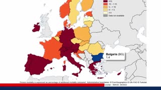 The higher the rate of "vaccinated" is, the higher the death rate is