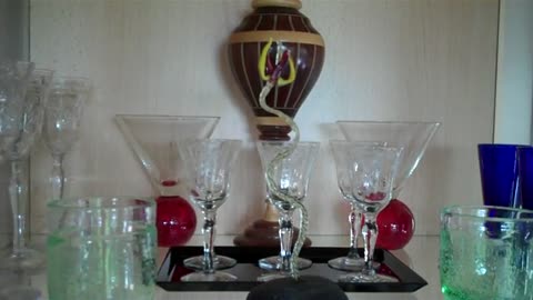 Glass dish and cup - Gazakitchen.com