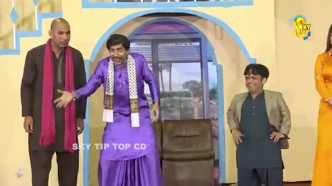 Vicky Kodu and Silk | Sajan Abbas | New Stage Drama | Aik Makhan Te Doji Malai #comedy #comedyvideo