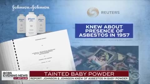Johnson & Johnson knowingly sold baby powder containing cancer